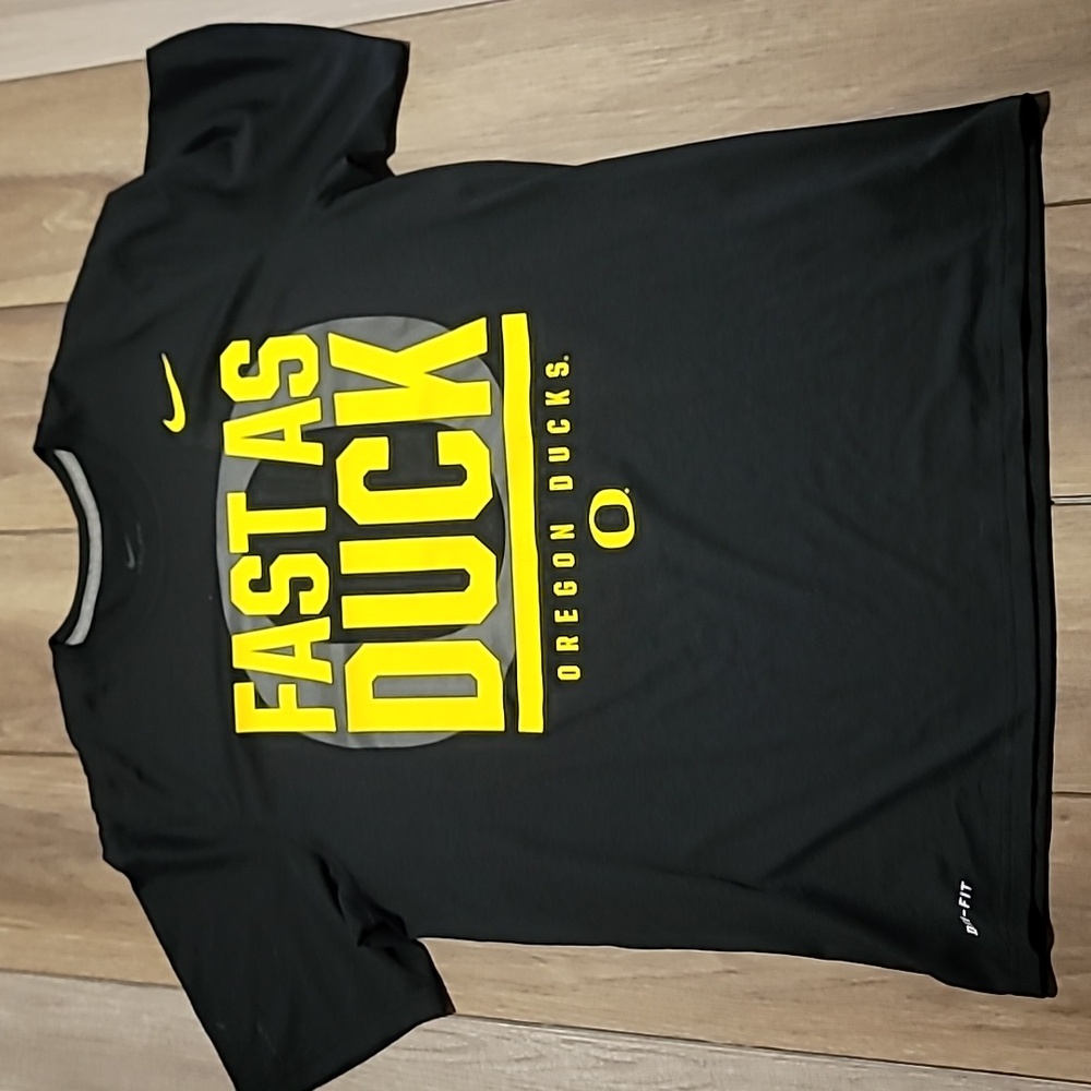 NIKE DRIFIT OREGON FAST AS DUCK SHIRT SIZE LARGE